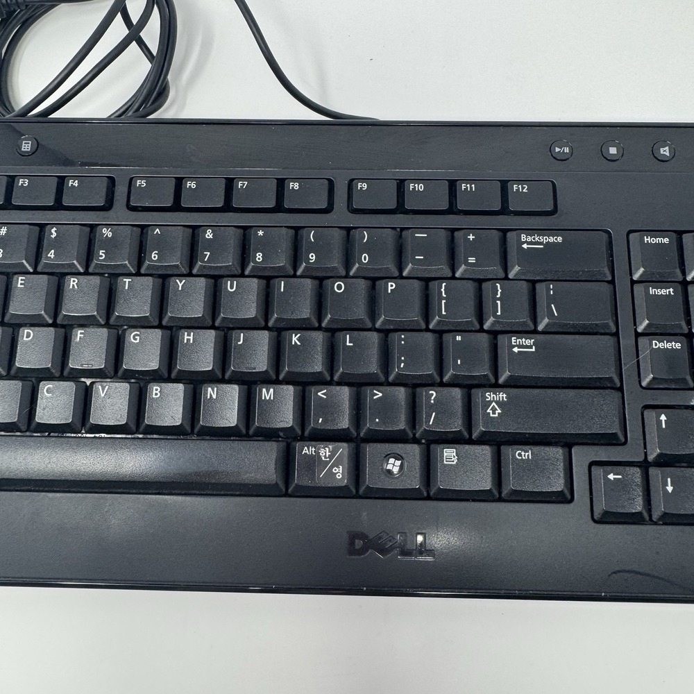Dell SK-8165 USB Keyboard With Multimedia Keys TESTED WORKS Black - Picture 5 of 13